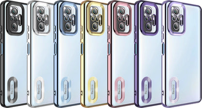 Xiaomi Redmi Note 10 Pro Kılıf Kamera Korumalı Logo Gösteren Mnc Omega Kapak-Lila