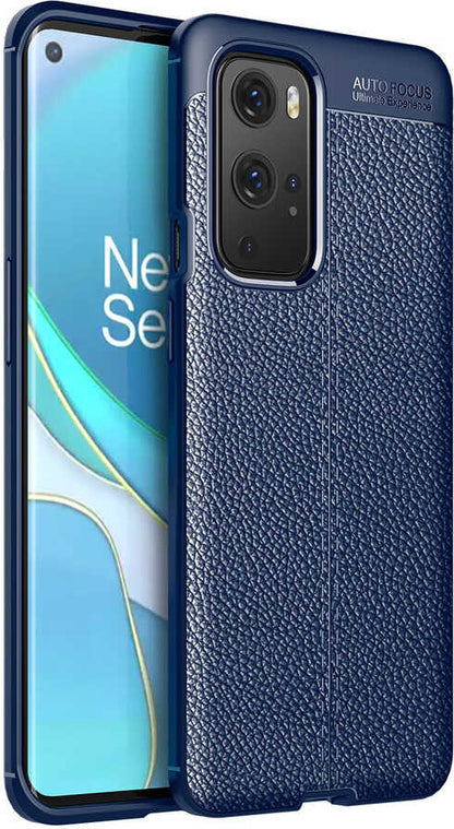 One Plus 9 Pro Kılıf Mnc Niss Silikon Kapak-Lacivert