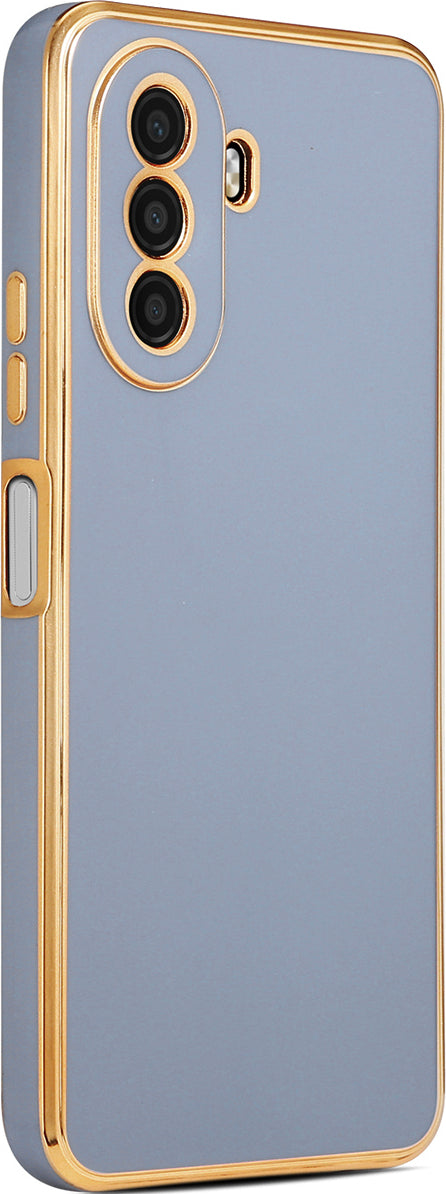 Huawei Nova Y70 Kılıf Mnc Bark Kapak-Mavi