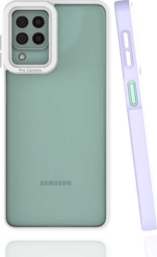 Galaxy M32 Kılıf Mnc Mima Kapak-Lila