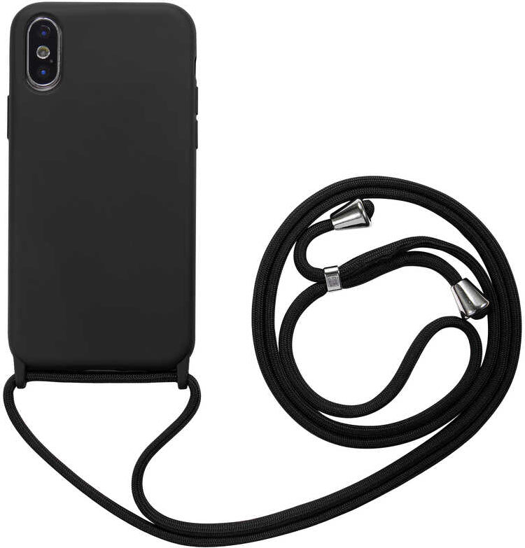 iPhone x Uyumlu Mnc Ropi Kapak-Siyah