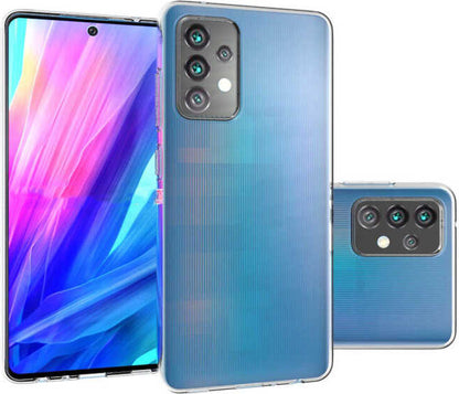Galaxy A52 Kılıf Mnc Süper Silikon Kapak-Renksiz