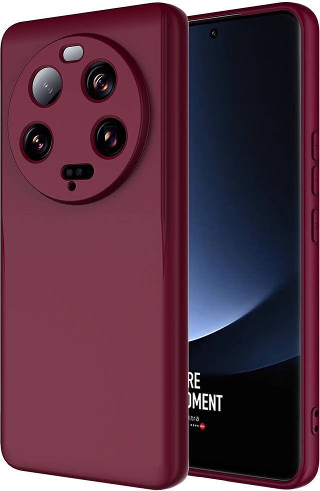Xiaomi Mi 13 Ultra Kılıf Mnc Mara Laaakan Kapak-Koyu Mor