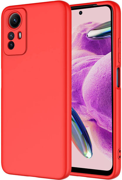 Xiaomi Redmi Note 12S Kılıf Mnc Mara Laaakan Kapak-Kırmızı