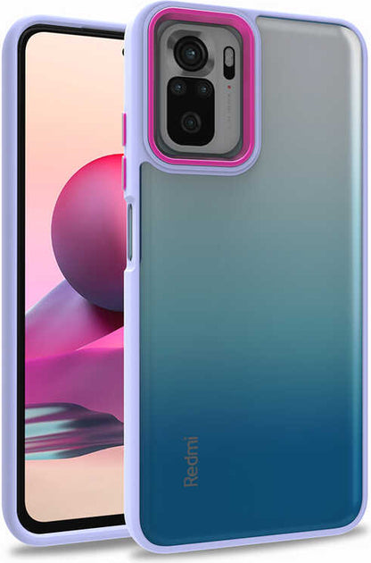 Xiaomi Poco M5S Kılıf Mnc Flora Kapak-Lila