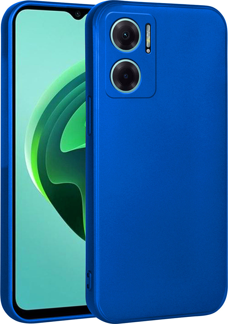 Xiaomi Redmi Note 11E Kılıf Mnc Premier Silikon Kapak-Saks Mavi