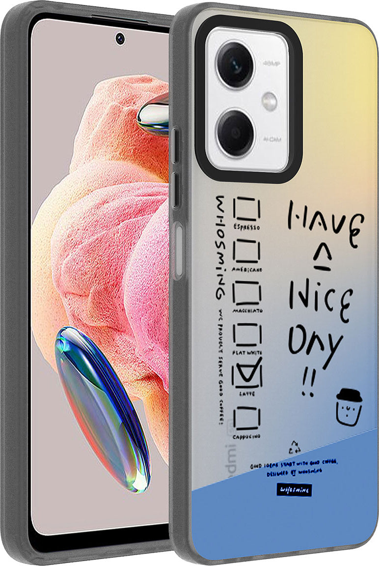 Xiaomi Redmi Note 12 4g Kılıf Desenli Mnc Dragon Sert Kapak-Have