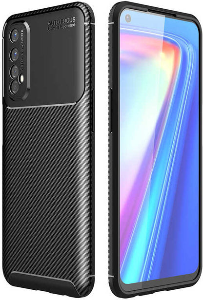 Realme 7 Kılıf Mnc Negro Silikon Kapak-Siyah