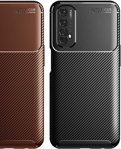 Realme 7 Kılıf Mnc Negro Silikon Kapak-Siyah