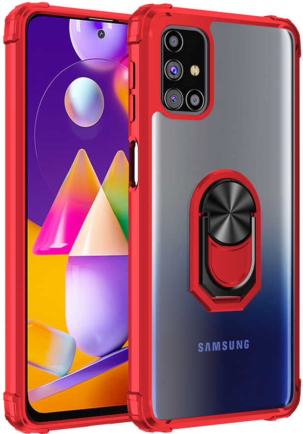 Galaxy M31S Kılıf Mnc Mola Kapak-Kırmızı