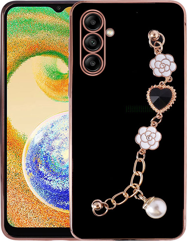 Galaxy A13 5g Kılıf El Tutamaçlı Kamera Korumalı Mnc Taka Silikon Kapak-Siyah
