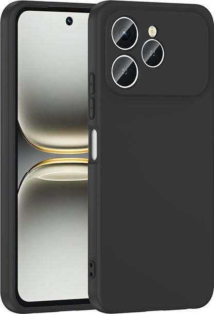 Rengareng Tecno Spark 40 Kılıf Zore Mara Lansman Kapak - Siyah