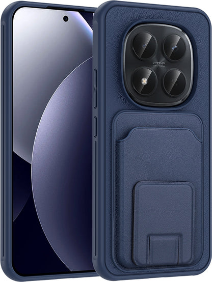 Rengareng Redmi Note 15 Pro Plus Kılıf Kartlıklı Tpu Zore Bikart Kapak - Lacivert
