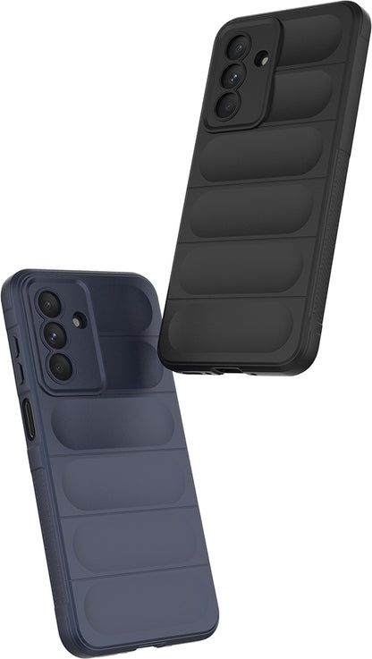 Rengareng Galaxy A26 Kılıf Esnek Tpu Oyuklu Arka Yüzey Tasarımlı Zore Etnik Silikon Kapak - Koyu Yeşil