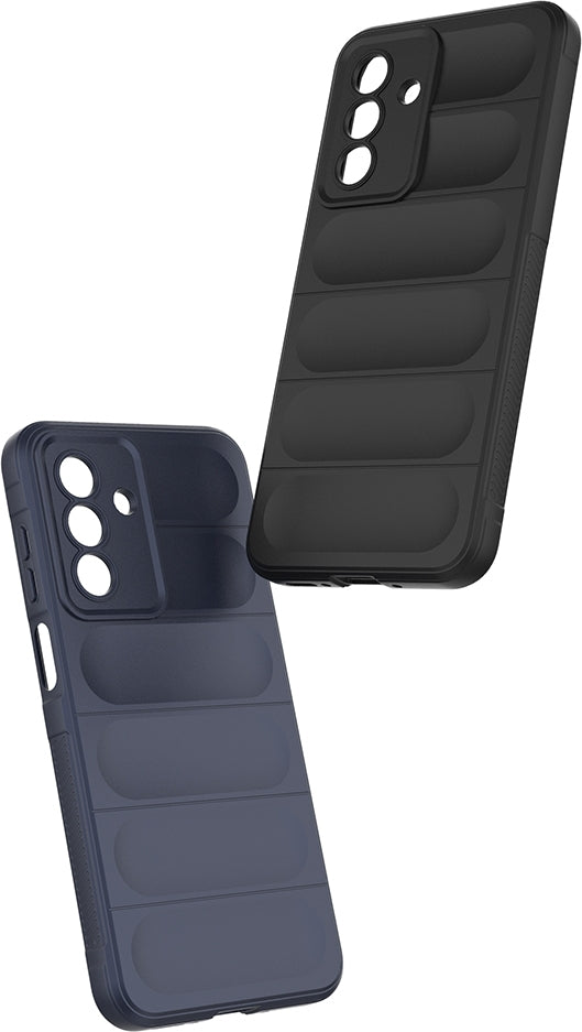 Rengareng Galaxy A26 Kılıf Esnek Tpu Oyuklu Arka Yüzey Tasarımlı Zore Etnik Silikon Kapak - Koyu Yeşil