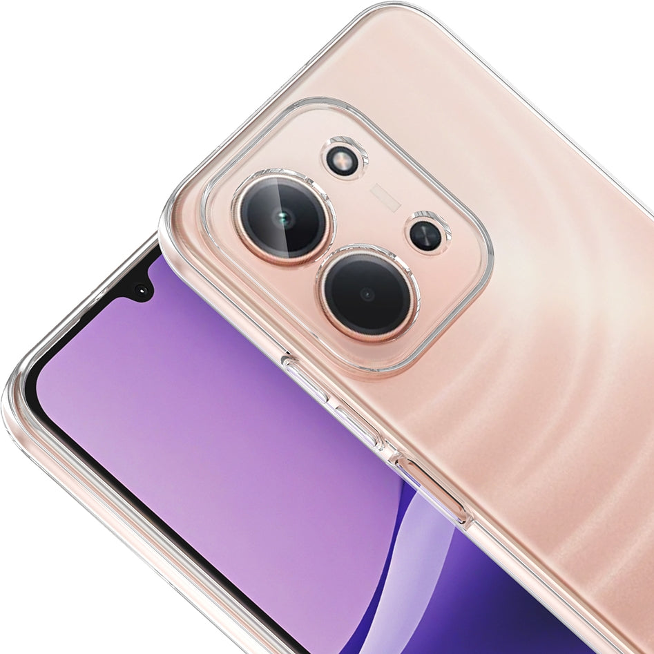 Rengareng Redmi 15C Kılıf Zore Süper Silikon Kapak - Şeffaf