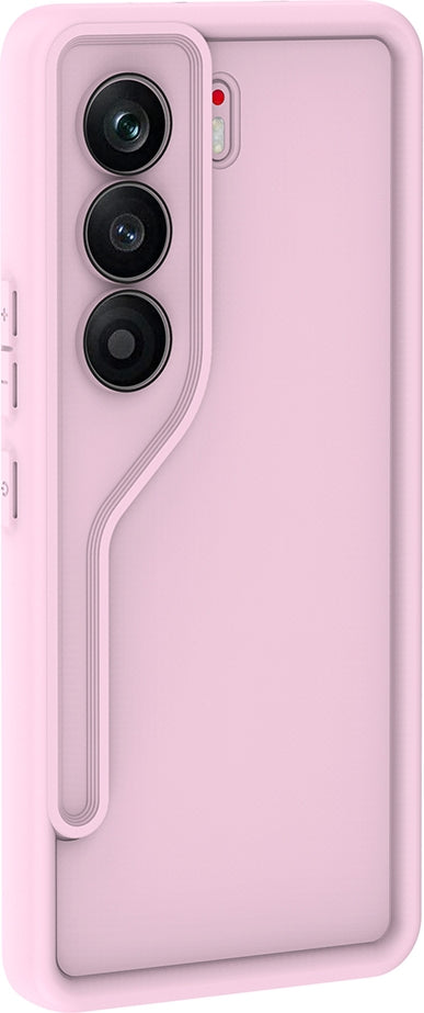Rengareng Tecno Camon 40 Pro Kılıf Kamera Korumalı Zore Ananas Kapak - Pembe