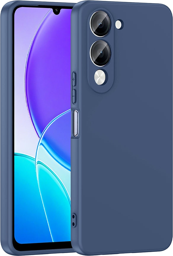 Rengareng Vivo Y04 Kılıf Zore Mara Lansman Kapak - Lacivert