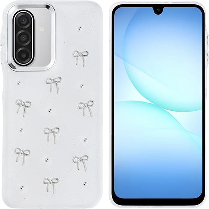 Rengareng Galaxy A17 Kılıf Airbag Tasarımlı Simli Şeffaf Zore Kutup Kapak - Fiyonk
