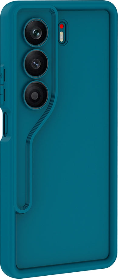 Rengareng Tecno Camon 40 4g Kılıf Kamera Korumalı Zore Ananas Kapak - Koyu Yeşil