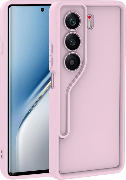 Rengareng Tecno Camon 40 4g Kılıf Kamera Korumalı Zore Ananas Kapak - Pembe
