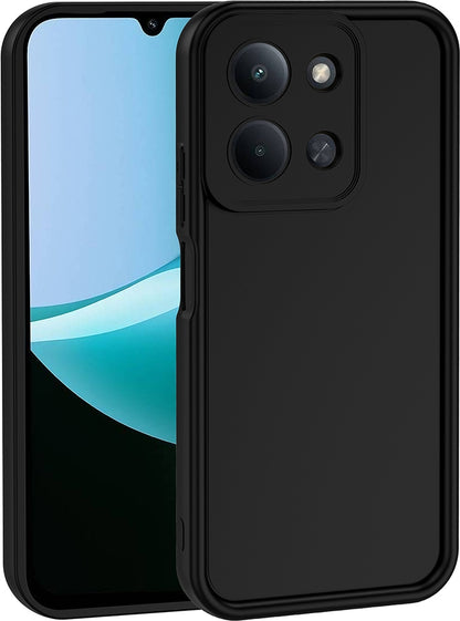 Rengareng Redmi 15C Kılıf Kamera Korumalı Zore Ananas Kapak - Siyah