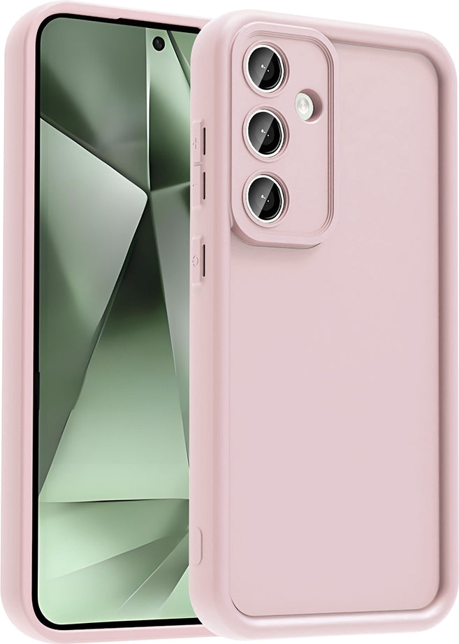 Rengareng Galaxy S25 Fe Kılıf Kamera Korumalı Zore Ananas Kapak - Pembe
