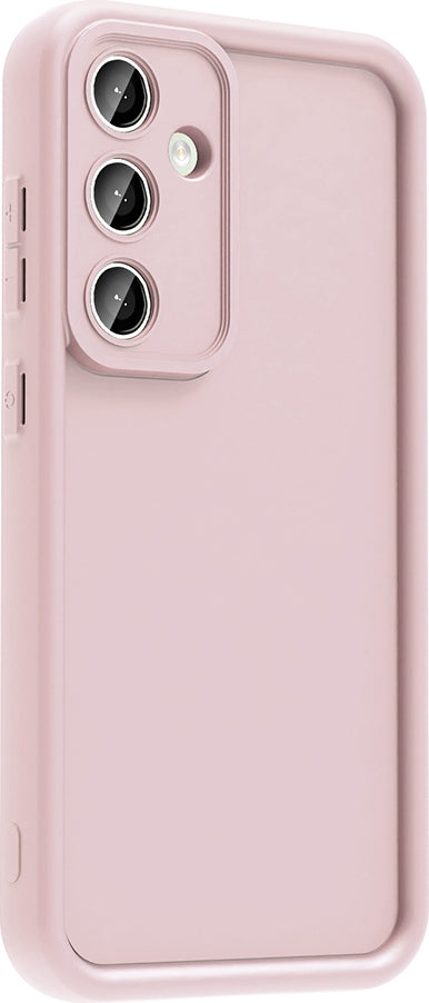 Rengareng Galaxy S25 Fe Kılıf Kamera Korumalı Zore Ananas Kapak - Pembe