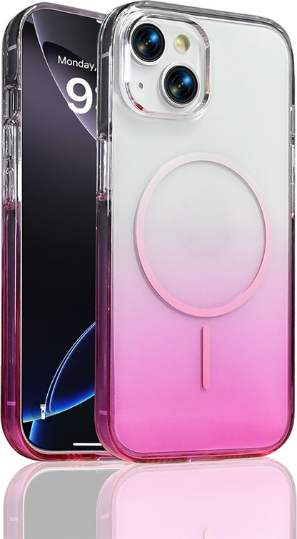Rengareng iPhone 13 Kılıf M-Safe Şarj Özellikli Zore Septik Silikon Kapak - Mor