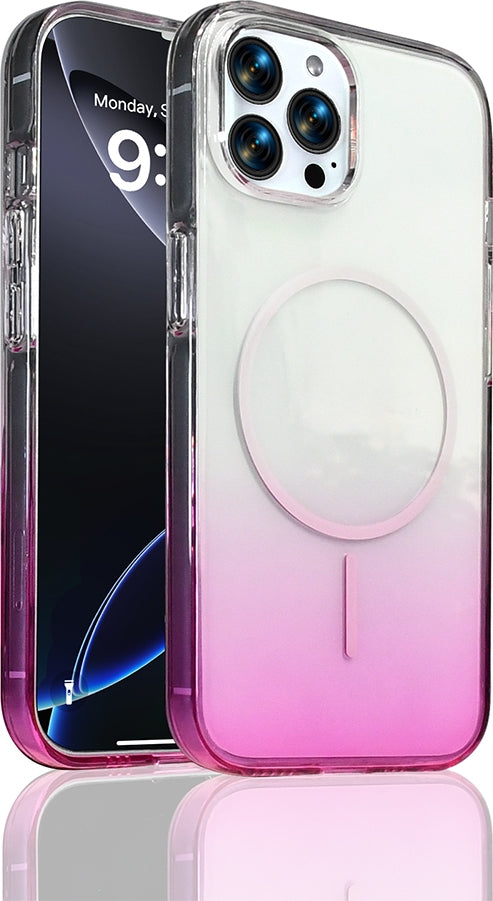 Rengareng iPhone 16 Pro Max Kılıf M-Safe Şarj Özellikli Zore Septik Silikon Kapak - Mor