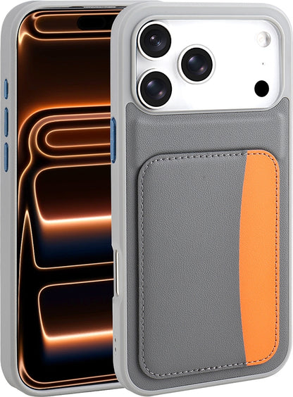 Rengareng iPhone 17 Pro Kılıf Kartlıklı Zore X-Kart Silikon Kapak - Lacivert