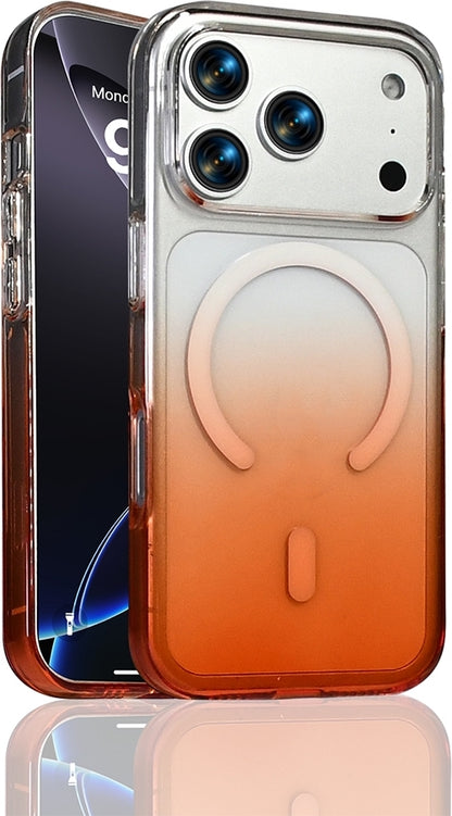 Rengareng iPhone 17 Pro Max Kılıf M-Safe Şarj Özellikli Zore Septik Silikon Kapak - Pembe