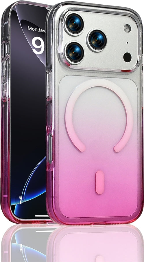 Rengareng iPhone 17 Pro Kılıf M-Safe Şarj Özellikli Zore Septik Silikon Kapak - Mor