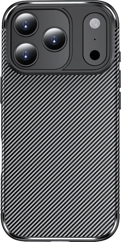 Rengareng iPhone 17 Pro Max Kılıf Mnc Negro Silikon Kapak - Siyah