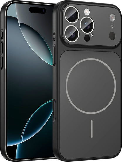 Rengareng iPhone 14 Pro Kılıf Zore M-Safe Şarj Özellikli Kamera Korumalı Formen Kapak - Mavi