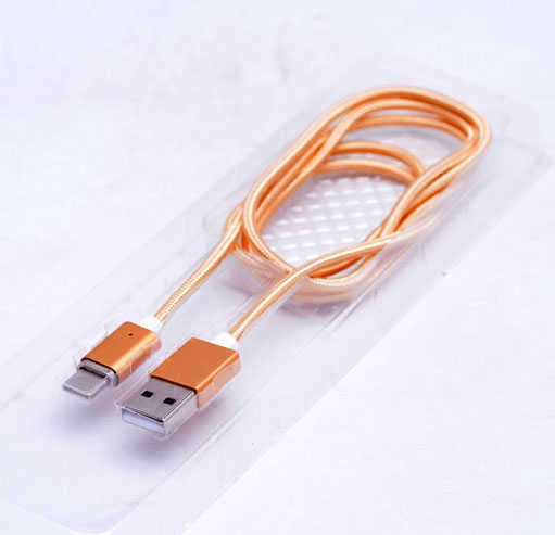 Rengareng Gold Metal Manyetic Uçlu Lightning USB Kablo