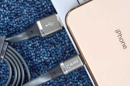 Rengareng Siyah Lightning Vera USB Kablo