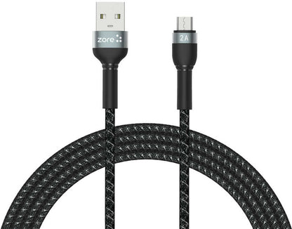 Rengareng Siyah Shira Serisi Micro USB Kablo 2 Metre