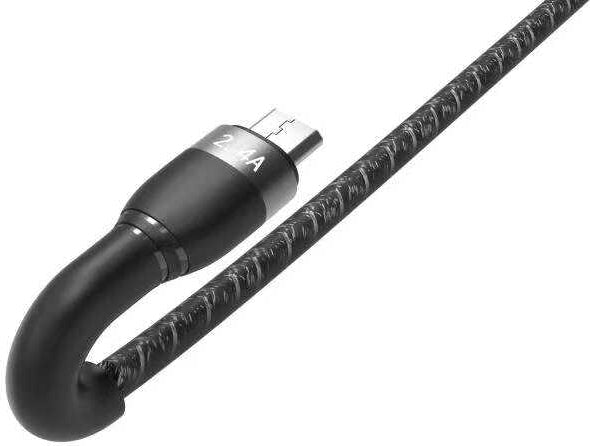 Rengareng Siyah Shira Serisi Micro USB Kablo 2 Metre
