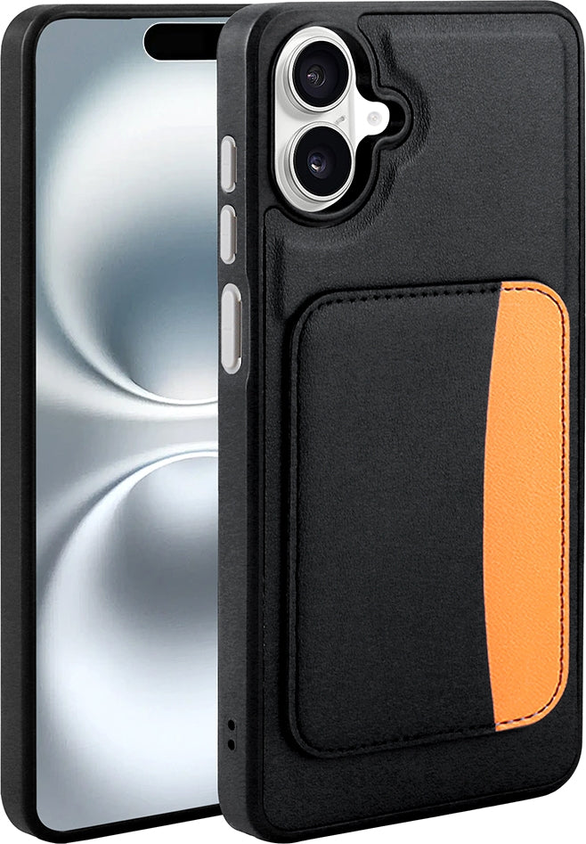 Rengareng Galaxy A07 Kılıf Kartlıklı Zore X-Kart Silikon Kapak - Siyah
