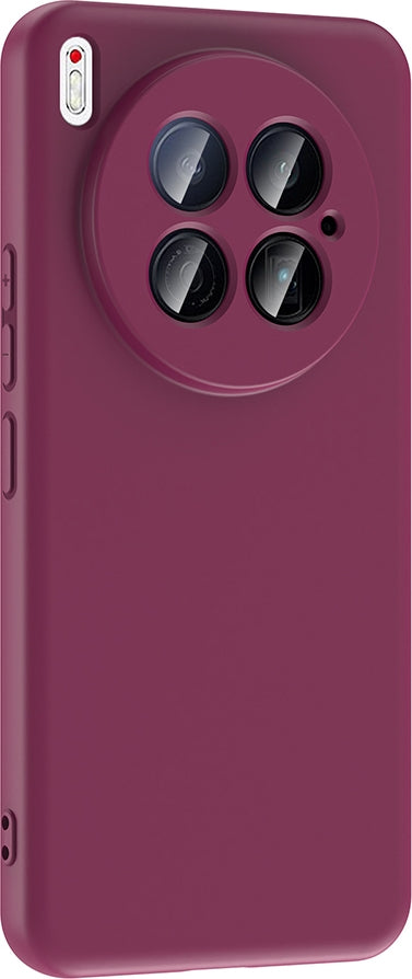 Rengareng Tecno Camon 40 Premier 5g Kılıf Mnc Mara Lansman Kapak - Koyu Mor