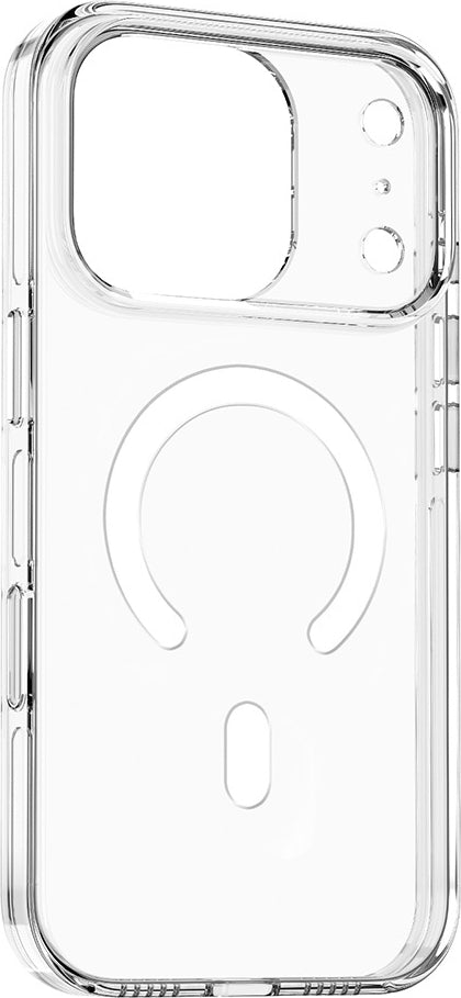 Rengareng iPhone 17 Pro Kılıf M-Safe Şarj Özellikli Kamera Korumalı Mnc Kripto Kapak - Şeffaf