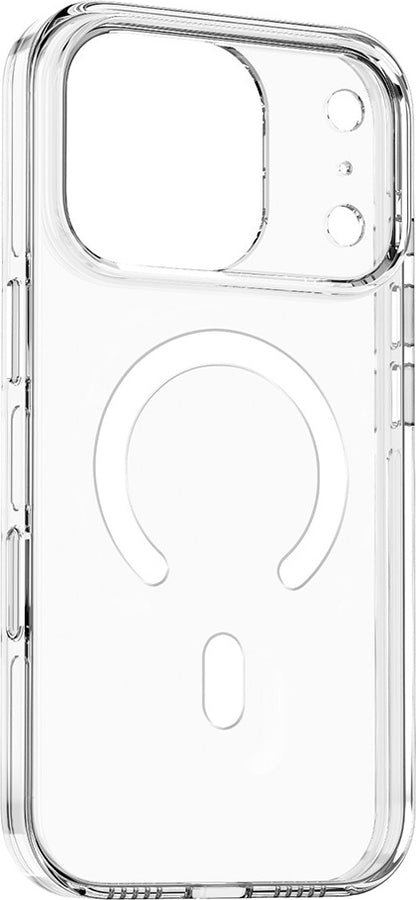 Rengareng iPhone 17 Pro Kılıf M-Safe Şarj Özellikli Kamera Korumalı Mnc Kripto Kapak - Şeffaf