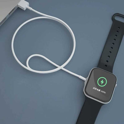 Rengareng Beyaz Apple Watch Type-C Şarj Kablosu