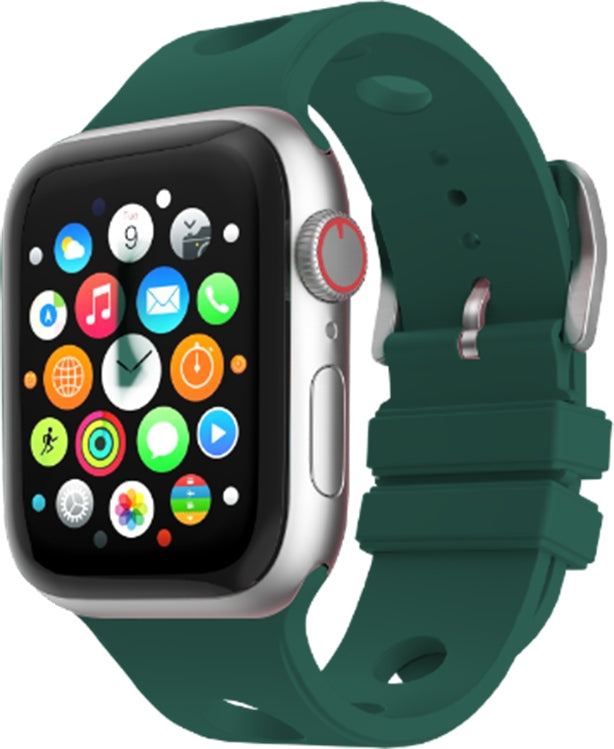 Rengareng Watch 42MM Delikli Tasarım Zore KRD-147 Silikon Kordon - Starlight