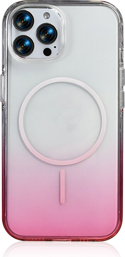 Rengareng iPhone 16 Pro Max Kılıf M-Safe Şarj Özellikli Zore Septik Silikon Kapak - Turuncu