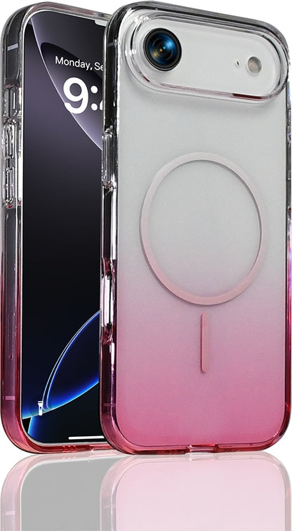 Rengareng iPhone 17 Air Kılıf M-Safe Şarj Özellikli Zore Septik Silikon Kapak - Turkuaz