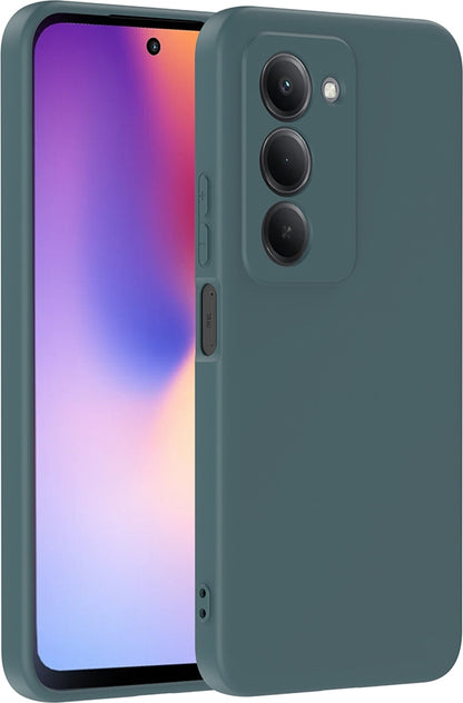 Rengareng Redmi 15 Kılıf Zore Mara Lansman Kapak - Koyu Yeşil