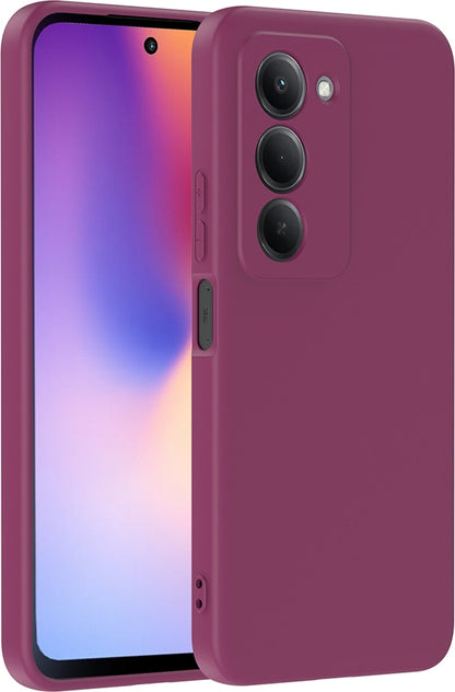 Rengareng Redmi 15 Kılıf Zore Mara Lansman Kapak - Koyu Mor
