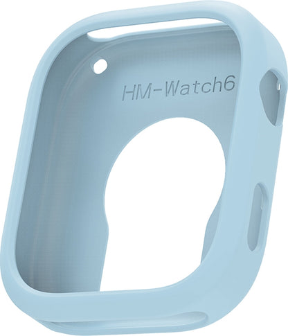 Rengareng Redmi Watch 6 Yumuşak Tpu Silikon Kasa Koruyucu Zore Watch Gard 41 - Açık Mavi